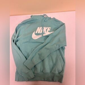 light blue nike hoodie